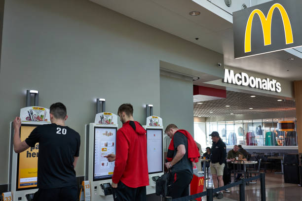 McDonald's self ordering kiosks
